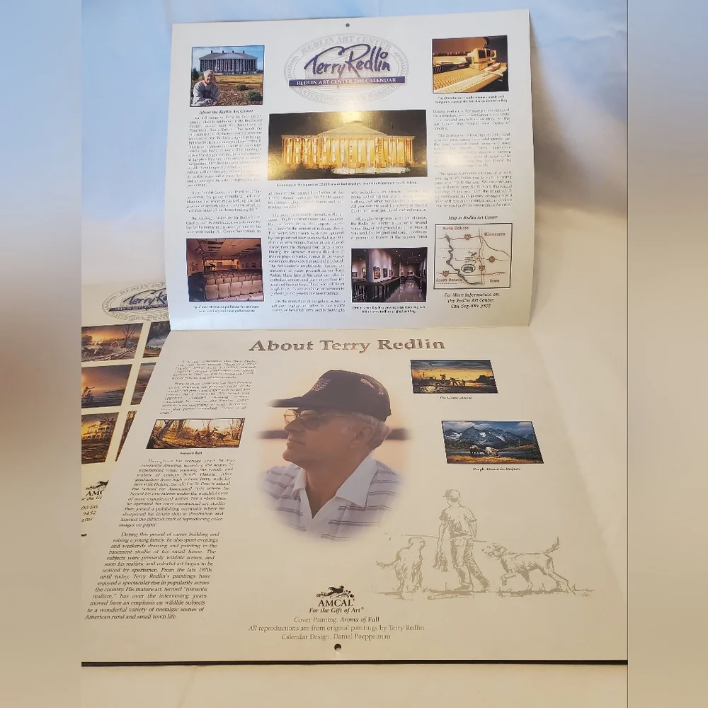 Redlin Art Center Vintage 2002 Calendar Terry Redlin Outdoor Scenes
